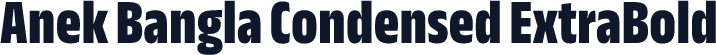 Anek Bangla Condensed ExtraBold