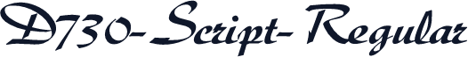 D730-Script-Regular