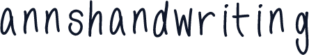 annshandwriting