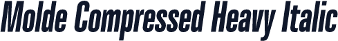 Molde Compressed Heavy Italic
