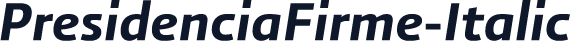 PresidenciaFirme-Italic