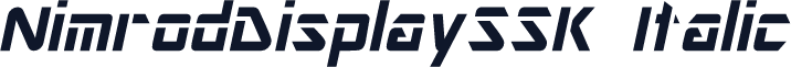 NimrodDisplaySSK Italic