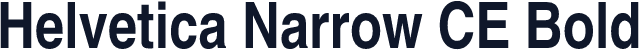 Helvetica Narrow CE Bold