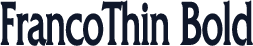 FrancoThin Bold