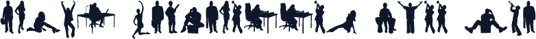 Human Silhouettes Free Two
