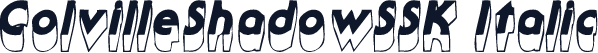 ColvilleShadowSSK Italic