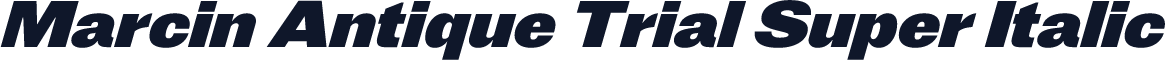 Marcin Antique Trial Super Italic