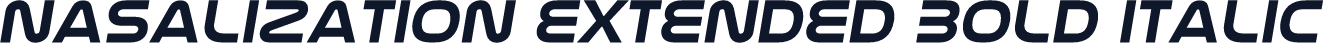 Nasalization Extended Bold Italic
