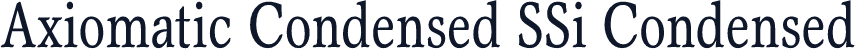 Axiomatic Condensed SSi Condensed