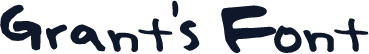 Grant's Font