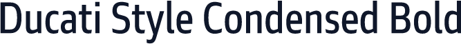 Ducati Style Condensed Bold