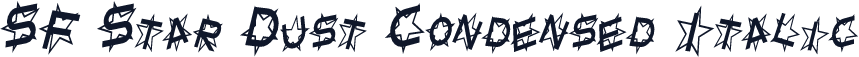 SF Star Dust Condensed Italic