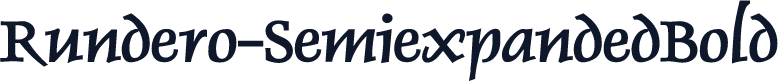 Rundero-SemiexpandedBold