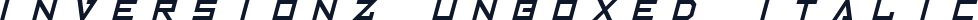 Inversionz Unboxed Italic