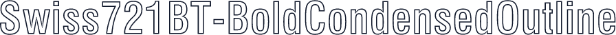 Swiss721BT-BoldCondensedOutline