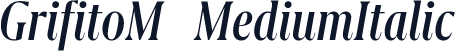 GrifitoM-MediumItalic