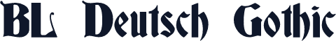 BL Deutsch Gothic