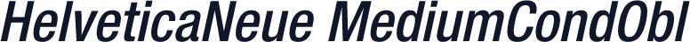 HelveticaNeue MediumCondObl