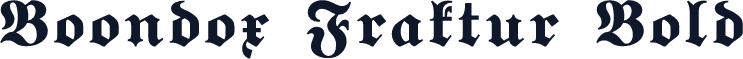 Boondox Fraktur Bold