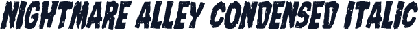Nightmare Alley Condensed Italic