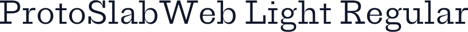 ProtoSlabWeb Light Regular