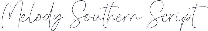 Melody Southern Script
