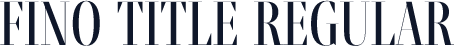 Fino Title Regular