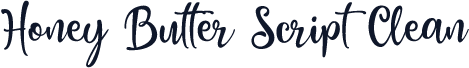 Honey Butter Script Clean