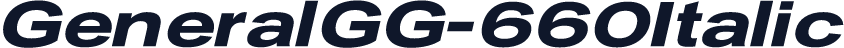 GeneralGG-660Italic
