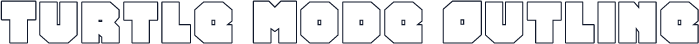 Turtle Mode Outline