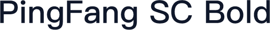 PingFang SC Bold