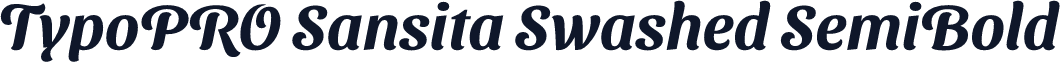TypoPRO Sansita Swashed SemiBold