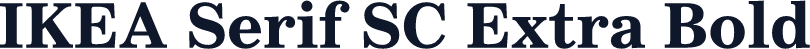 IKEA Serif SC Extra Bold