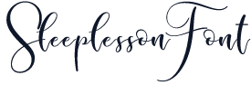 SleeplessonFont