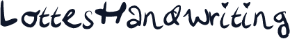 LottesHandwriting