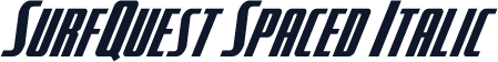 SurfQuest Spaced Italic