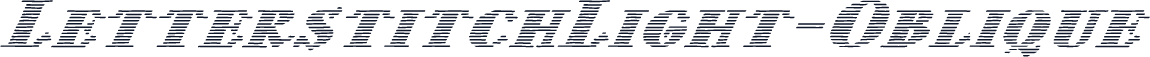 LetterstitchLight-Oblique