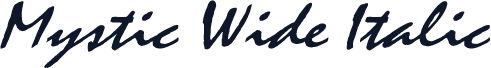 Mystic Wide Italic