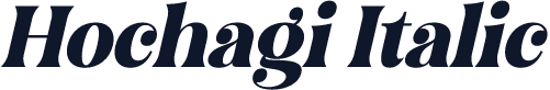Hochagi Italic