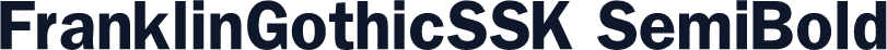 FranklinGothicSSK SemiBold