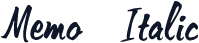 Memo  Italic