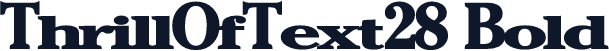 ThrillOfText28 Bold