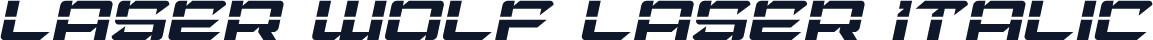 Laser Wolf Laser Italic