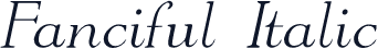 Fanciful  Italic