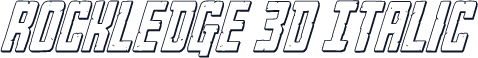 Rockledge 3D Italic