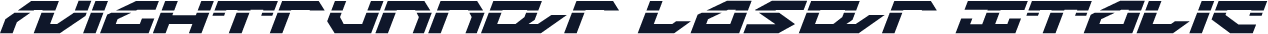 Nightrunner Laser Italic