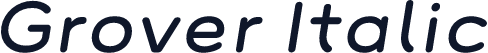 Grover Italic