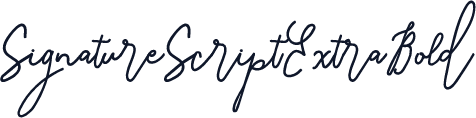 SignatureScriptExtraBold