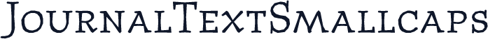 JournalTextSmallcaps