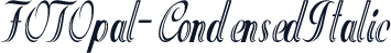 FOTOpal-CondensedItalic